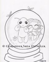 Dec Sketchfest Trapped in a Snowglobe